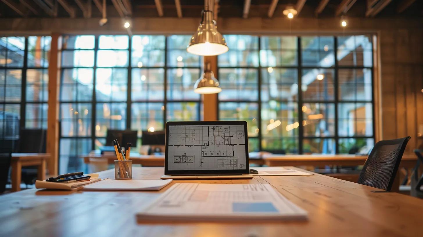 a modern office setting features a sleek conference table strewn with blueprints and a laptop displaying a detailed budget plan for a composite decking project, under bright, focused lighting that highlights the professionalism and meticulous planning essential for homeowners in richmond hill. a modern office setting features a sleek conference table strewn with blueprints and a laptop displaying a detailed budget plan for a composite decking project, under bright, focused lighting that highlights the professionalism and meticulous planning essential for homeowners in richmond hill.