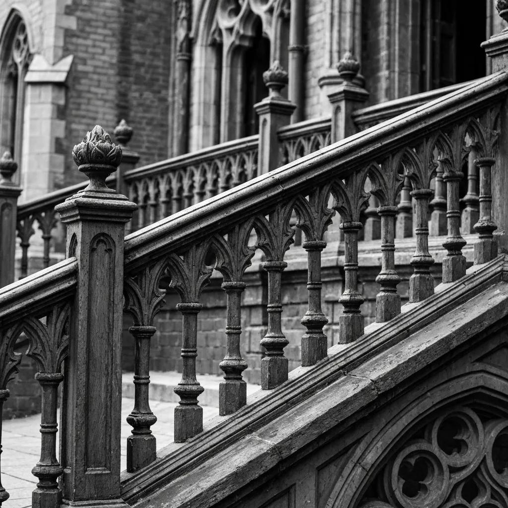Exquisite railing options for deck stairs, featuring premium materials like stainless steel, glass, and refined metalwork.